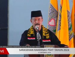Dibuka Secara Langsung Kangmas R. Moerdjoko HW, Rapat Kerja Nasional PSHT Pusat Bahas Program Kerja Seluruh Bidang
